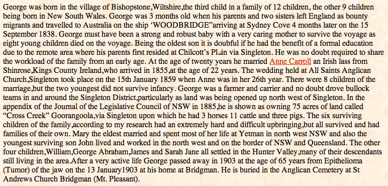 George Andrews  1838 - 1903